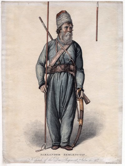 Alexandre Zemlyanukhin, cosaque du régiment du Don - Anonymous Anonymous