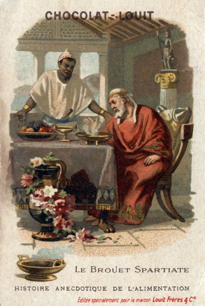 Histoire anecdotique de la nourriture : le barrow spartiate. Denys l
