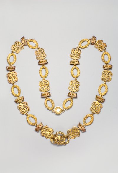Autriche - Ordre de la Couronne de Fer: collier appartenant à Heinrich Ritter Kummer von Falkenfeld (1852-1929) - Il est devenu chevalier de l