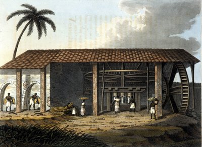 Brésil, usine à sucre - dans "Le Costume Ancien et Moderne" 1819 - 1820 par Dr. Jules Ferrario, éd. Milan. - Anonymous Anonymous
