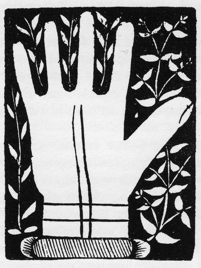 Chiromancie - Double ligne saturnienne - Gravure 1545 dans « L