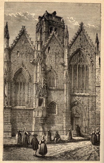 Église Notre-Dame de Vitré - gravure dans 