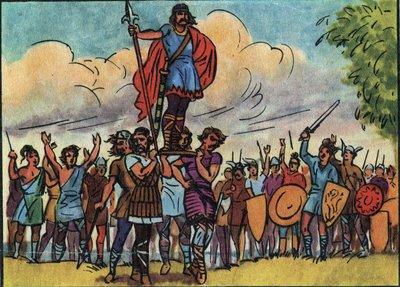 Clovis (roi des Francs de 481 à 511) a été élu roi par les Saliens qui l