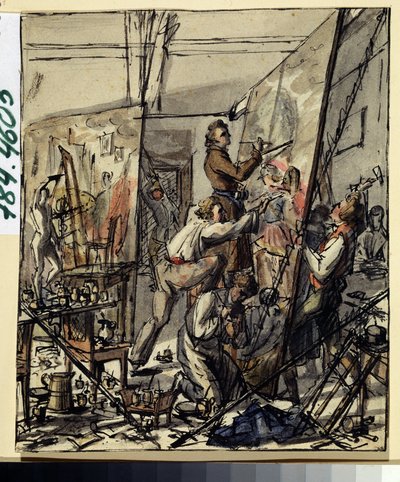 Dans un atelier d