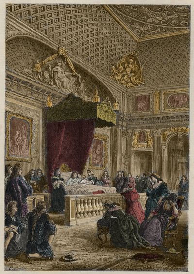 Mort de Louis XIV à Versailles, le 1er septembre - Anonymous Anonymous