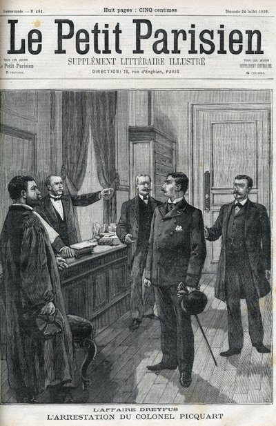 Affaire Dreyfus, en 1898, l