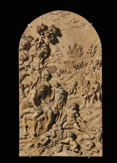 Huit reliefs sculptés, cerise ... (relief) - Anonymous Anonymous