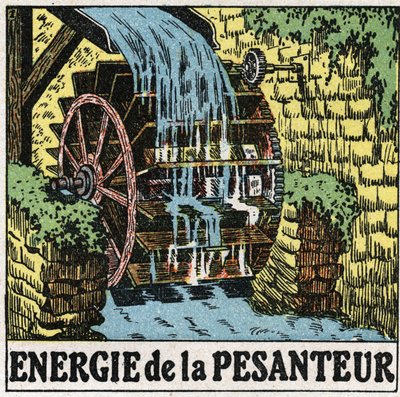 Énergie de la gravité : roue d
