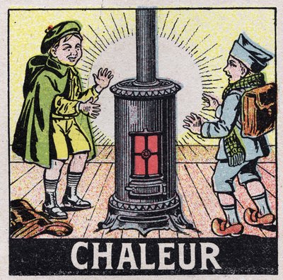 Éther (matériel) : deux enfants réchauffés par la chaleur d