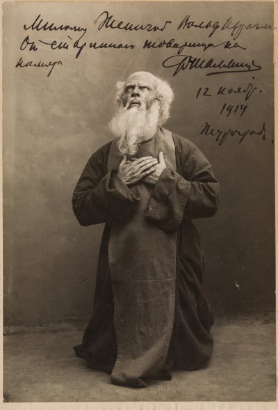 Fedor Chaliapine - Feodor Ivanovich Chaliapin (1873-1938) dans l