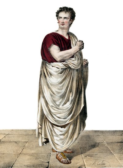 Félicité-Auguste Saillot dit Desmousseaux acteur français (1785-1854) dans le rôle de Roscius dans « Sylla » par Étienne de Jouy (1764-1846) - Anonymous Anonymous