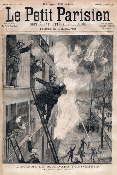 Pompier de Paris : scène de sauvetage lors de l