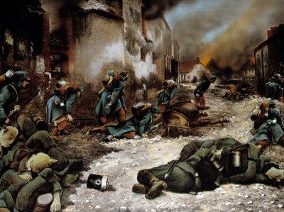 Première Guerre mondiale (1914-1918) : Bataille à Chatillon sur Morin en septembre 1914 - Anonymous Anonymous