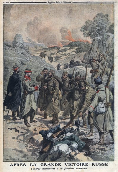 Première Guerre mondiale 1914-1918. Après la grande victoire des Russes, la fuite de l