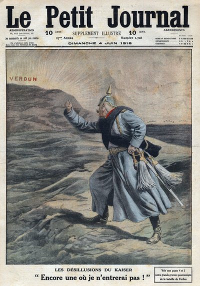 Première Guerre mondiale 1914-1918. « Les désillusions du Kaiser : Encore une où je n