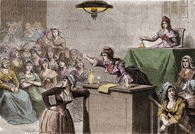 Révolution française 1789 - 1799, club politique des femmes - Anonymous Anonymous