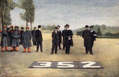 Aviation française : La trace des routes aériennes. Gravure. Un des journaux « Le petit parisien » du 11/06/1910. Collection privée. - Anonymous Anonymous