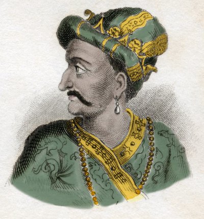 Grand Moghol (Mogol ou Moghul) (probablement Aurangzeb (1618-1707), également connu sous le nom d