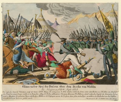 Guerre russo-turque de 1828-1829 - Brillante victoire des Russes sur le Pacha de Vidin - Anonymous Anonymous