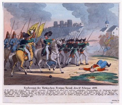 Guerre russo-turque de 1828-1829 - La chute de la forteresse de Turnu (Drobeta Turnu Severin, Roumanie) le 11 février - Anonymous Anonymous