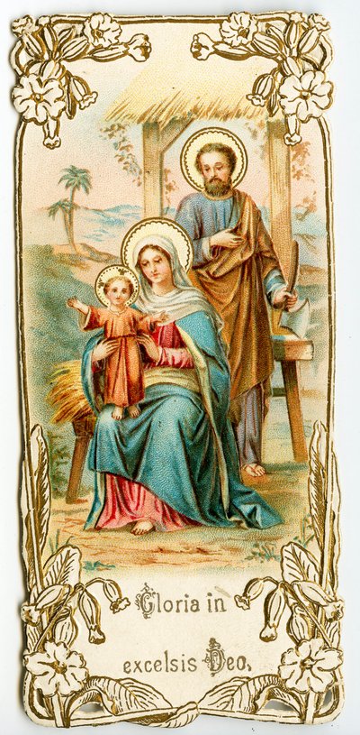 Sainte Famille (chromolithographie) - Anonymous Anonymous