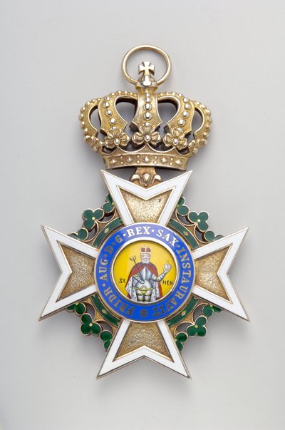 Royaume de Saxe - Ordre militaire de Saint Henri : insigne de la grande croix - 1736-1918 - Anonymous Anonymous