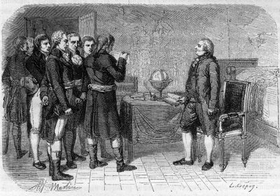 Louis XVI roi de France recevant sa sentence de mort, Le Temple - Anonymous Anonymous