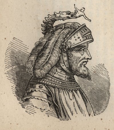 Luchino Visconti (condottiere) - Lucien Visconti - Lucchino - 1287-1349 - gravure - Anonymous Anonymous
