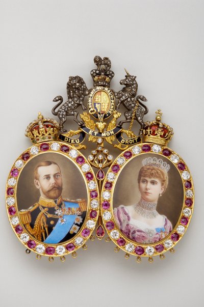 Miniatures du roi George V et de la reine Mary (1925-1950) - Anonymous Anonymous