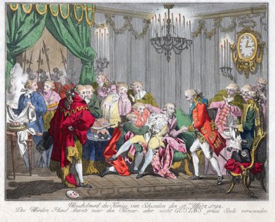 Mort de Gustave III de Suède (1746-1792) - Anonymous Anonymous