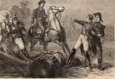 Guerres napoléoniennes 1813-15 - Bataille de Ligny (Belgique), le 16 juin 1815 - Mort de Jean-Baptiste Girard - La mort du général Girard. Bataille de Ligny (16 juin 1815) : blessé sur le champ de bataille, le général Girard (1775-1815), rapatrié à Paris,  - Anonymous Anonymous