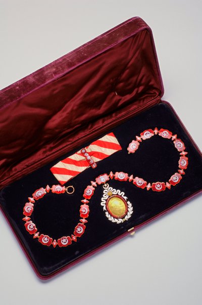 Ordre de la Dynastie Ottomane : collier et pendentif - début du XXe siècle - Anonymous Anonymous