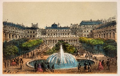 Paris 1874 : Jardins du Palais Royal - Anonymous Anonymous