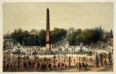 Paris 1874 : La Place de la Concorde - Anonymous Anonymous