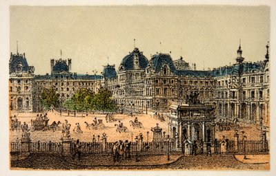 Paris 1874 : Le nouveau Louvre - Anonymous Anonymous