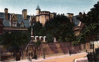 Paris : vue du Musée de Cluny. Photographie de 1920 dans « Album Artistique » de la ville de Paris. Collection privée. - Anonymous Anonymous