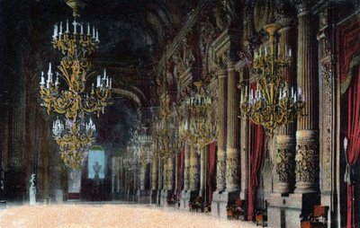 Paris : vue du grand foyer de l