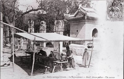 Petit métier : un restaurateur chinois Photographie du début du 20ème siècle - Collection privée - Anonymous Anonymous