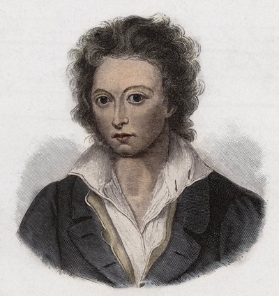 Percy Bysshe Shelley (1792-1822) poète anglais - Anonymous Anonymous