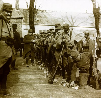 Photographie - Plaque de verre stéréoscopique sur la Première Guerre mondiale : Un détail - Anonymous Anonymous