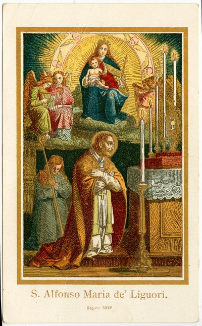 Image pieuse : Alfonso Maria de Liguori - Anonymous Anonymous