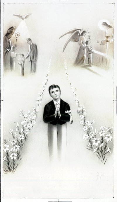 Image pieuse : Éducation catholique d