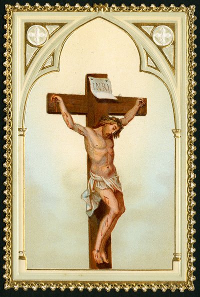 Image pieuse : Crucifixion - Anonymous Anonymous