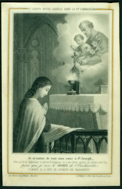 Image pieuse : Prière à Joseph - Anonymous Anonymous