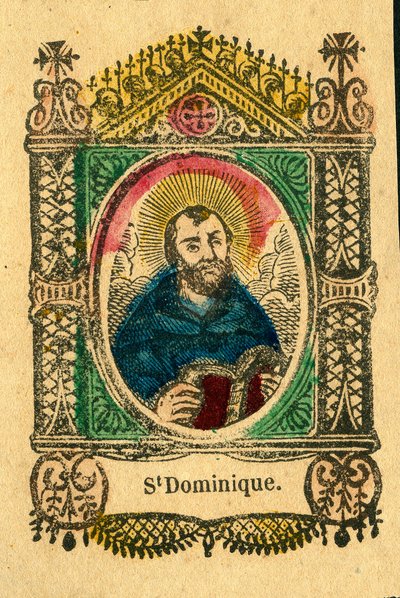Image pieuse : Saint Dominique, fondateur de l