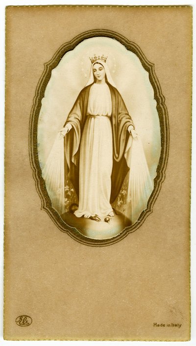 Image pieuse : La Vierge Marie - Anonymous Anonymous