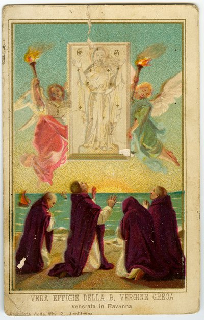 Image pieuse : La Vierge grecque vénérée à Ravenne - Anonymous Anonymous