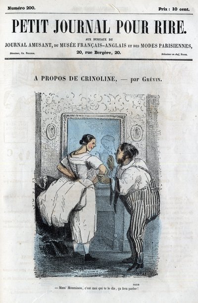 Caricature politique et sociale sous le Second Empire. À propos de la crinoline - Anonymous Anonymous