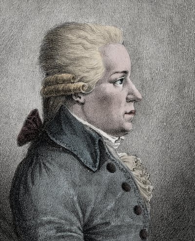 Portrait de Carl Ditters von Dittersdorf (1739-1799), compositeur autrichien - Portrait d