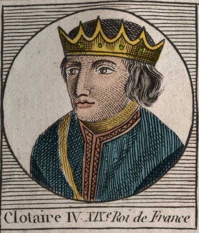 Portrait de Clothaire IV (ca. 685-719), roi des Francs d